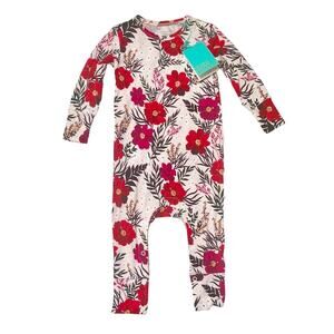 NWT Posh Peanut Chloe Ruffled Romper 18-24m